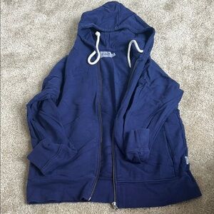 Blue Zip-Up Hoodie
